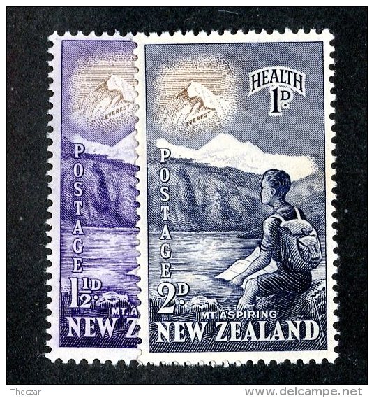 2345x)  New Zealand 1954 - SG # 737/38  Mm* ( Catalogue £.30 ) - Unused Stamps