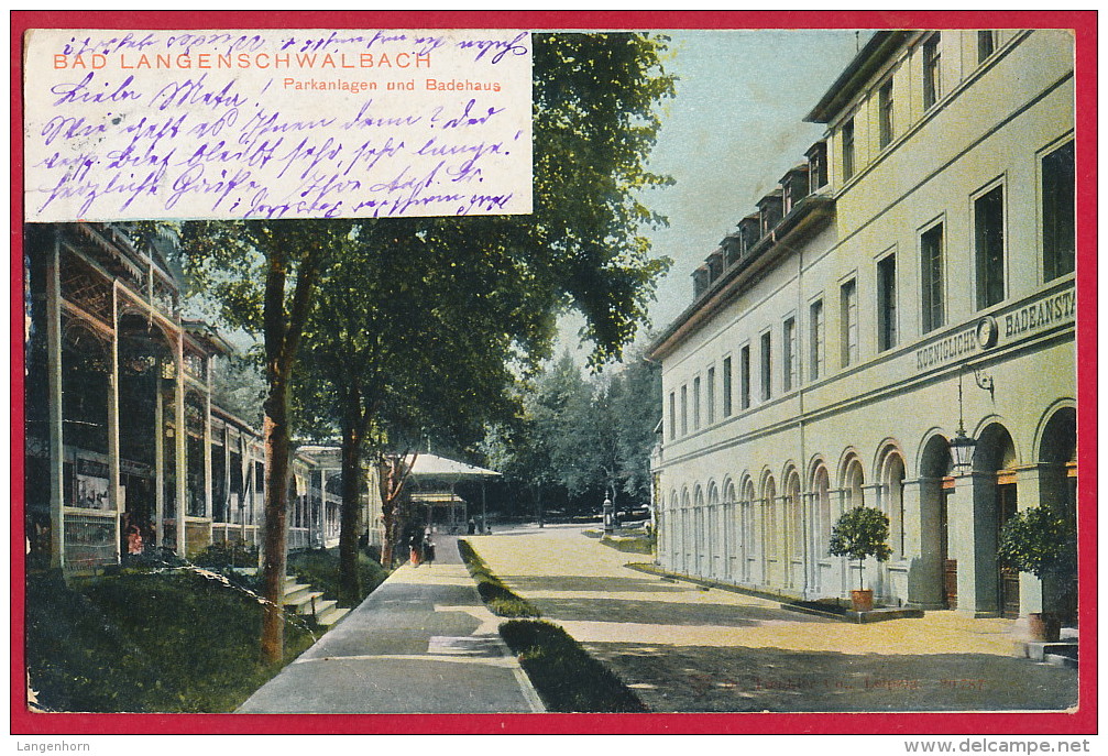 2 AK Bad Schwalbach (Langenschwalbach) ~ 1904 - Bad Schwalbach