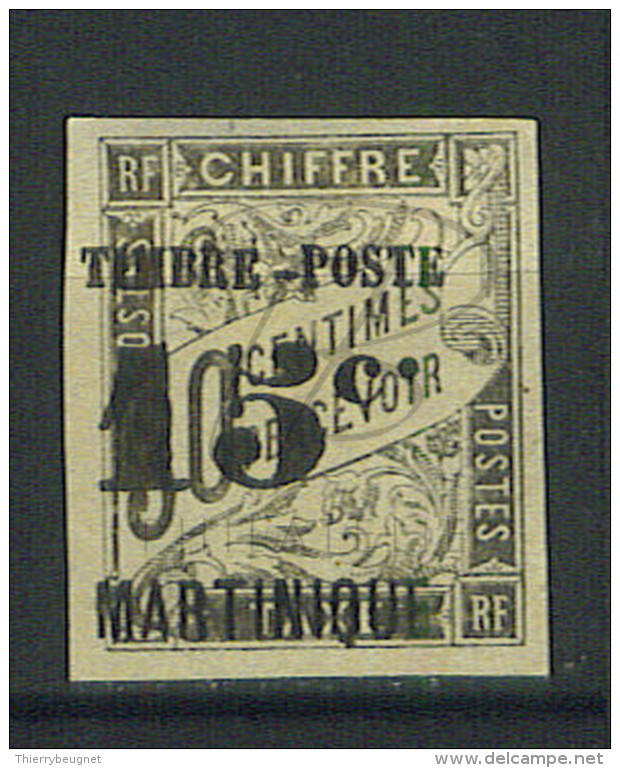 VEND BEAU TIMBRE DE MARTINIQUE N°22 , POINT APRES LE "C" PLUS HAUT !!!! - Neufs