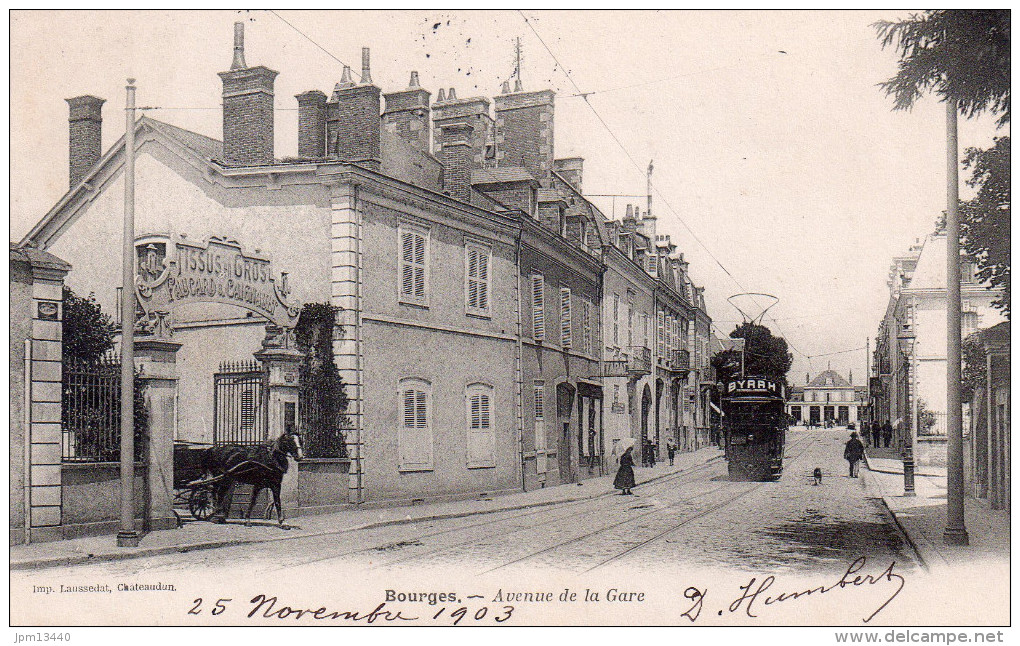 BOURGES AVENUE DE LA GARE Tramway Byrrh - Bourges