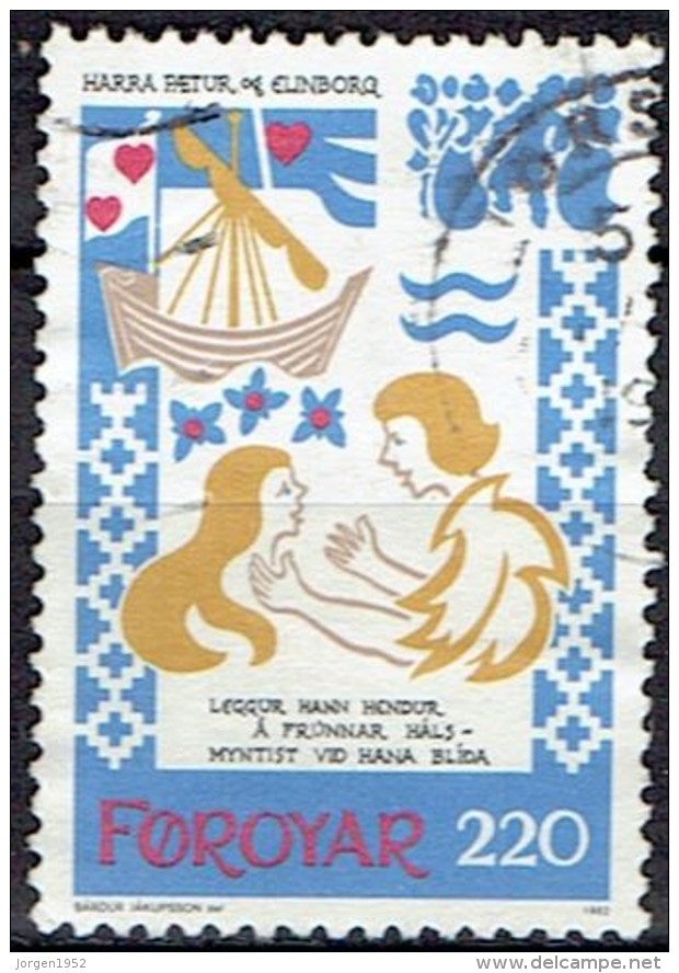 FAROE ISLANDS  #  FROM 1982  STANLEY GIBBONS 74 - Féroé (Iles)