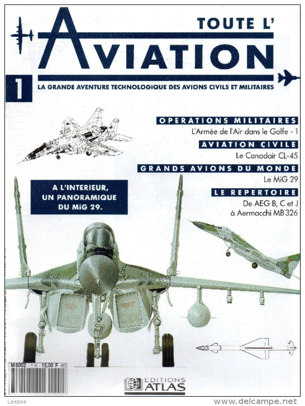 Toute L Aviation. La Grande Aventure Technologique Des Avions Civils Et Militaires.n°1 - Avión