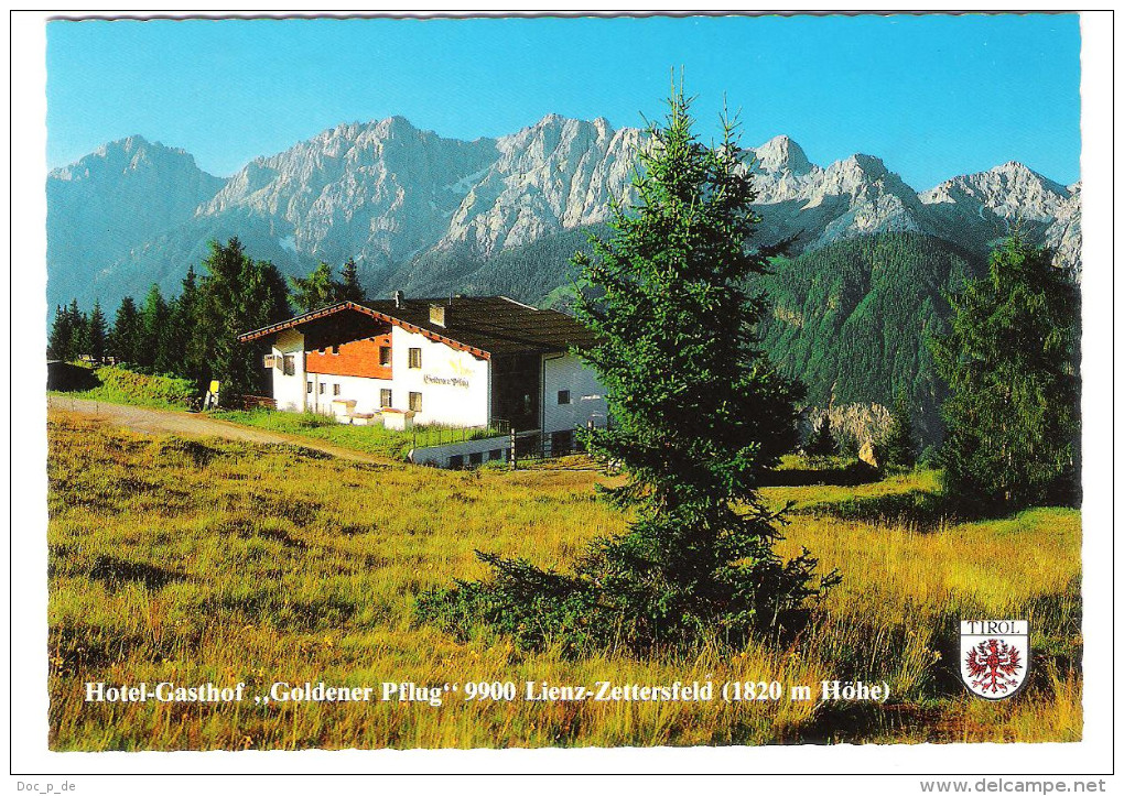 Österreich - A-9900 Lienz Zettersfeld - Hotel - Gasthof " Goldener Pflug " - Lienz