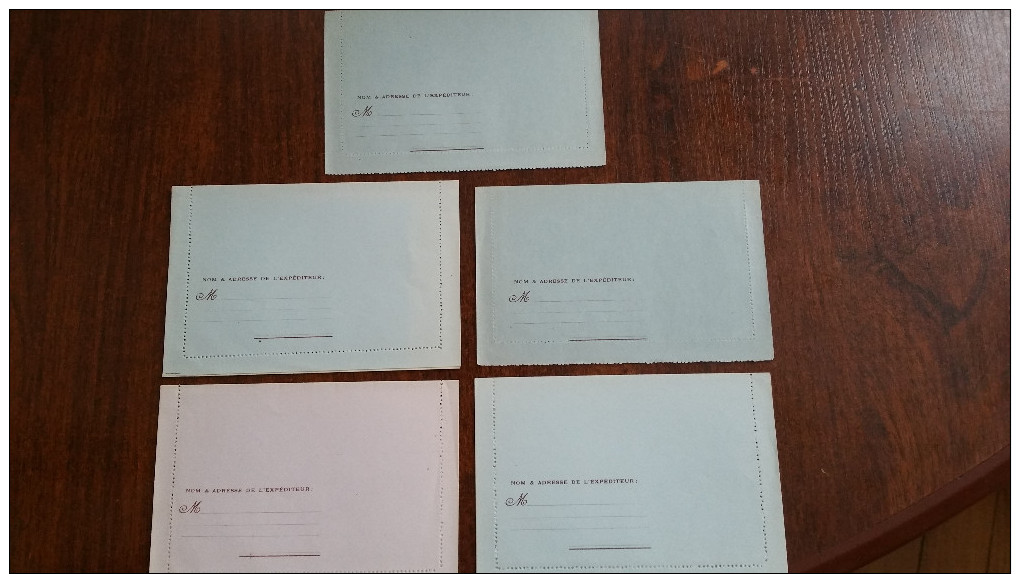 5 CARTES FM FRANCHISE MILITAIRE CARTE LETTRE DE L'ESPERANCE /FREE SHIPPING REGISTERED - Lettres & Documents