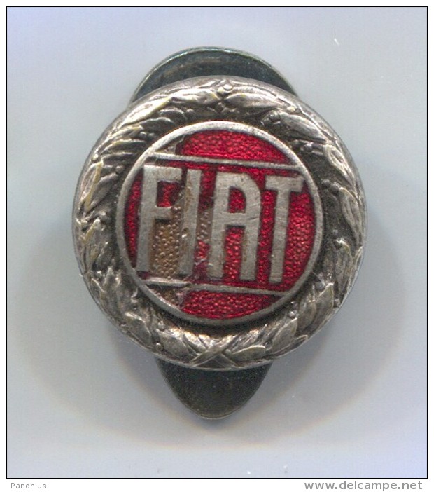 FIAT  - Car Auto Automotive, Truck, Lkw, Vehicle, Vintage Pin, Badge, Button Hole, Enamel (damaged) - Fiat