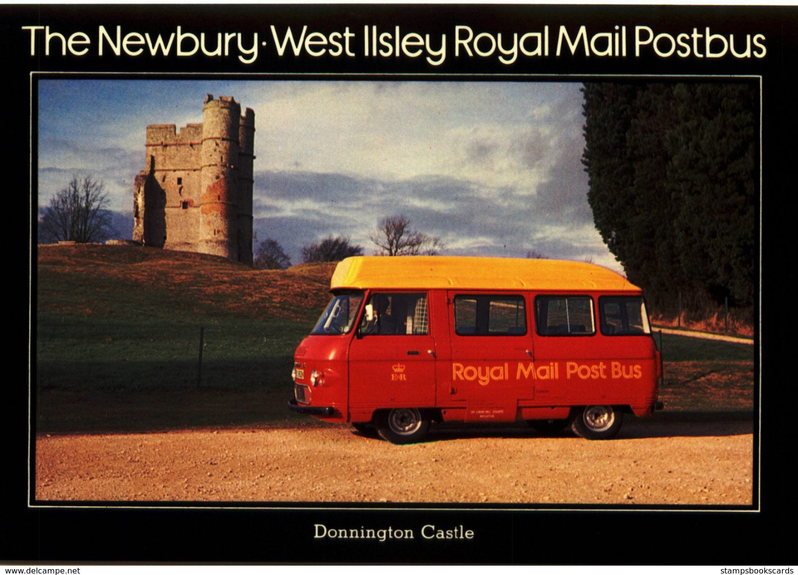 Donnington Castle Newbury To West Ilsley Royal Mail Postbus 1980 - Castles