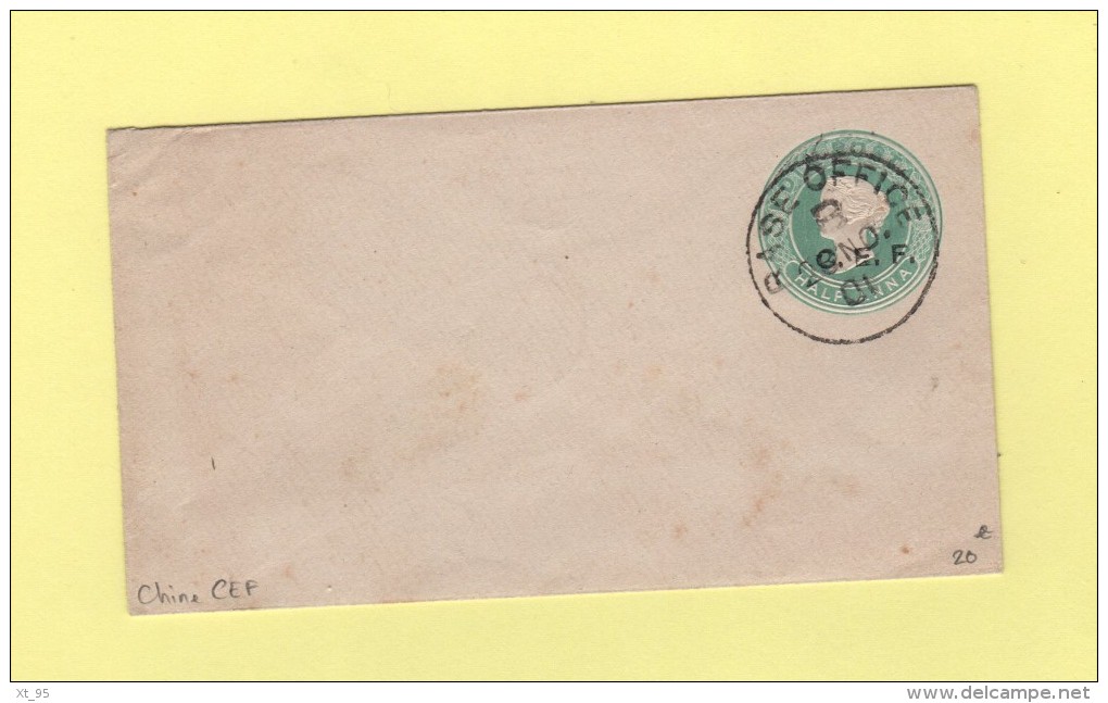 Chine - Entier Postal CEF - Base Office B - 20 Nov 1901 - Lettres & Documents