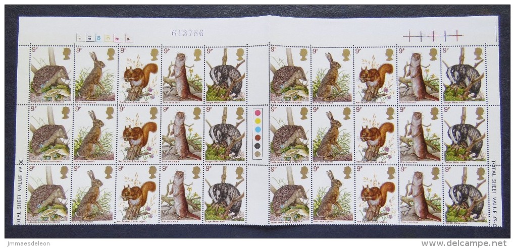 Great Britain 1977 Animals - Scott 820 A X 6 = 12 $ - Unused Stamps