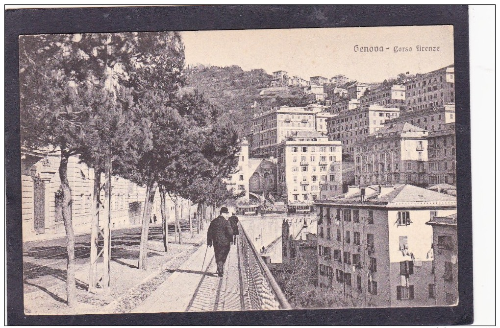 Old Post Card Of Genoa, Liguria, Italy.,J35. - Genova (Genoa)