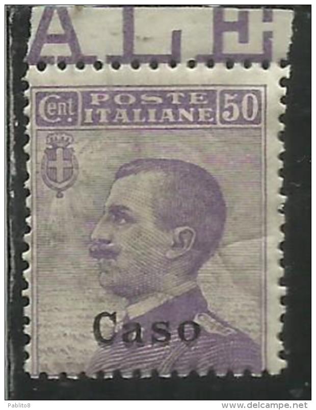 EGEO 1912 CASO CENT. 50 C MNH - Egeo (Caso)