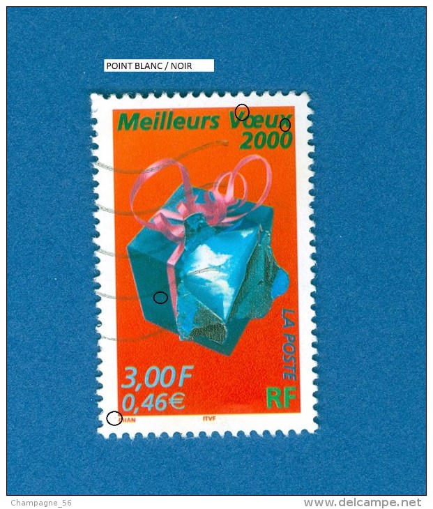 * 1999  N° 3290  MEILLEURS VŒUX 2000   OBLITÉRÉ - Oblitérés