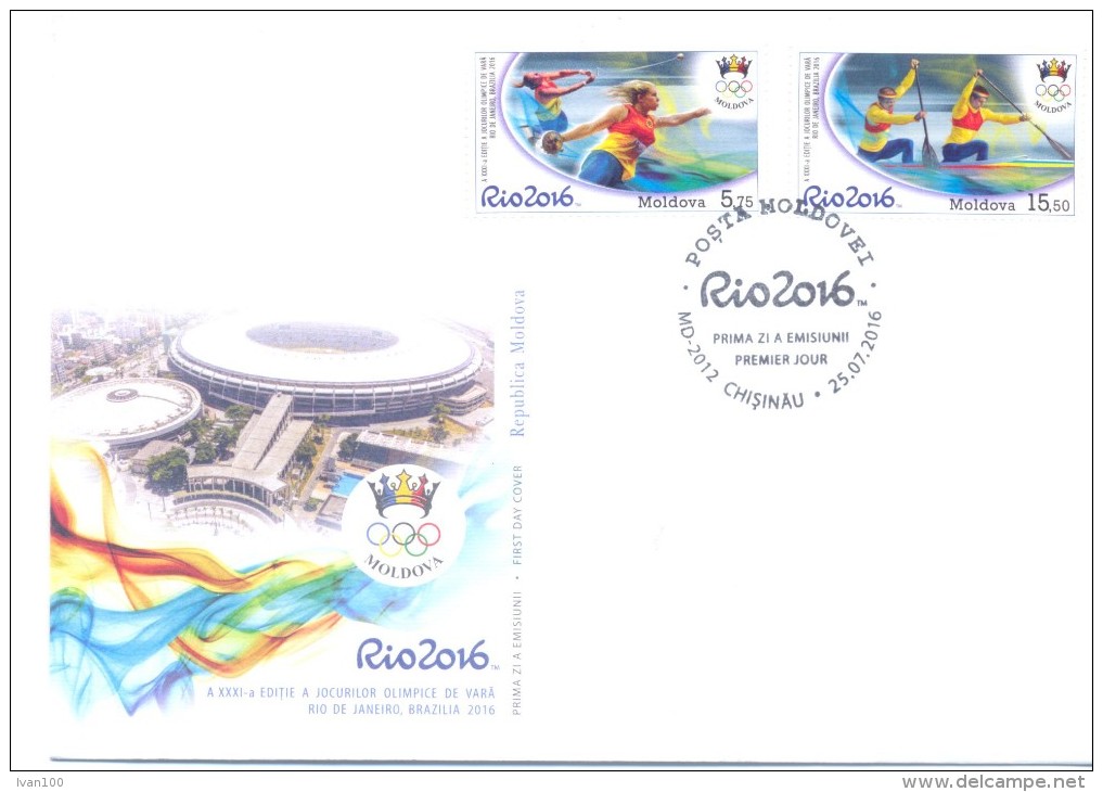 2016. Olympic Games Rio-de-Janeiro´2016, FDC With Set, Mint/** - Estate 2016: Rio De Janeiro