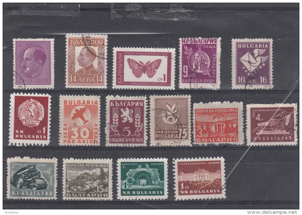 Bulgaria  - Lot Small Of 15 Stamps - Collections, Lots & Séries