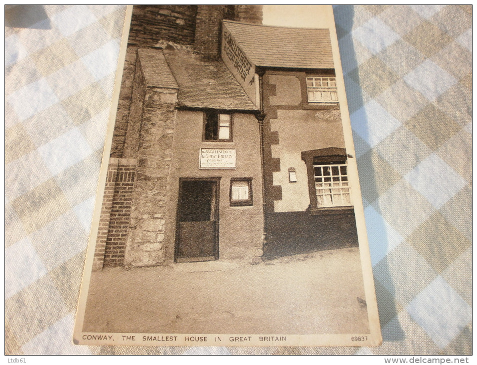 ANGLETERRE PAYS DE GALLES CARDIGANSHIRE CONWAY THE SMALLEST HOUSE IN GREAT BRITAIN - Cardiganshire