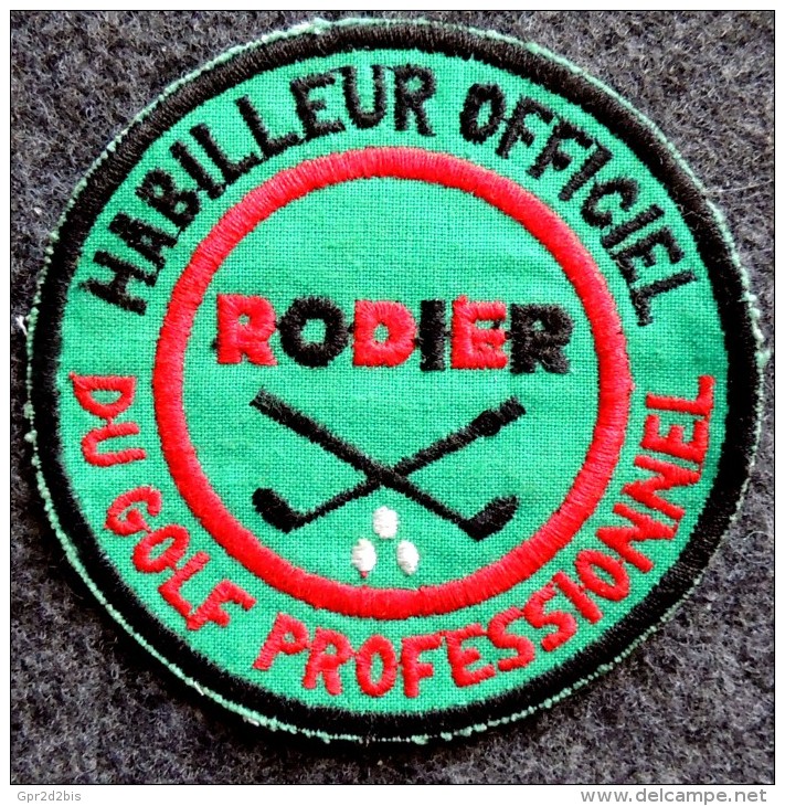 Ecusson Patch à Coudre : GOLF Rodier Habilleur Officiel Du Golf Professionnel - Kleding, Souvenirs & Andere