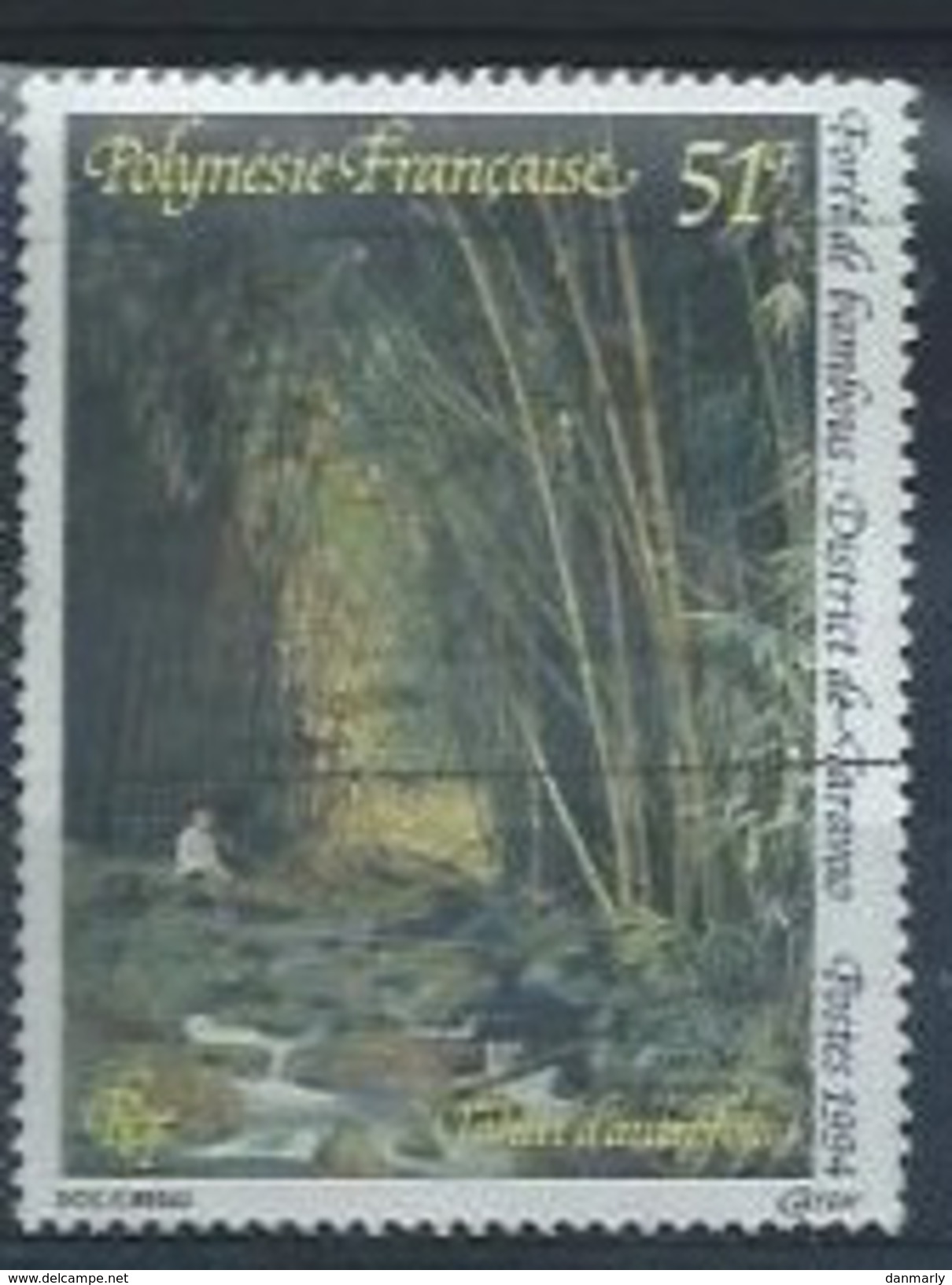 POLYNESIE : Y&T  (o)  N° 461  "Forêt De Bambous " - Used Stamps