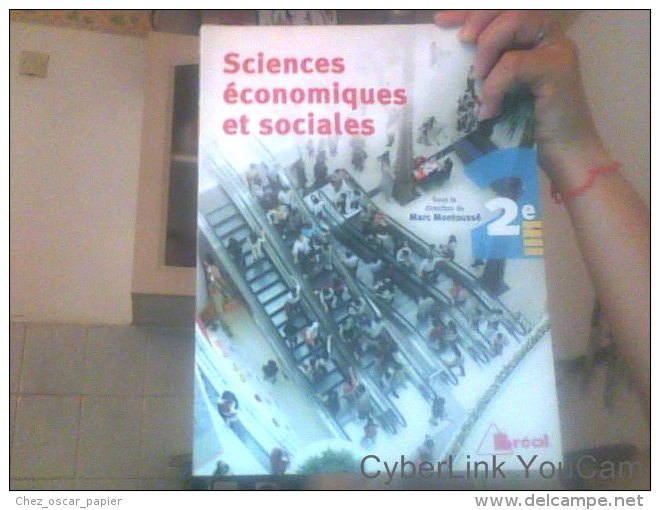 Sciences économiques Et Sociales 2e Par  Marc Montoussé - 0-6 Jaar