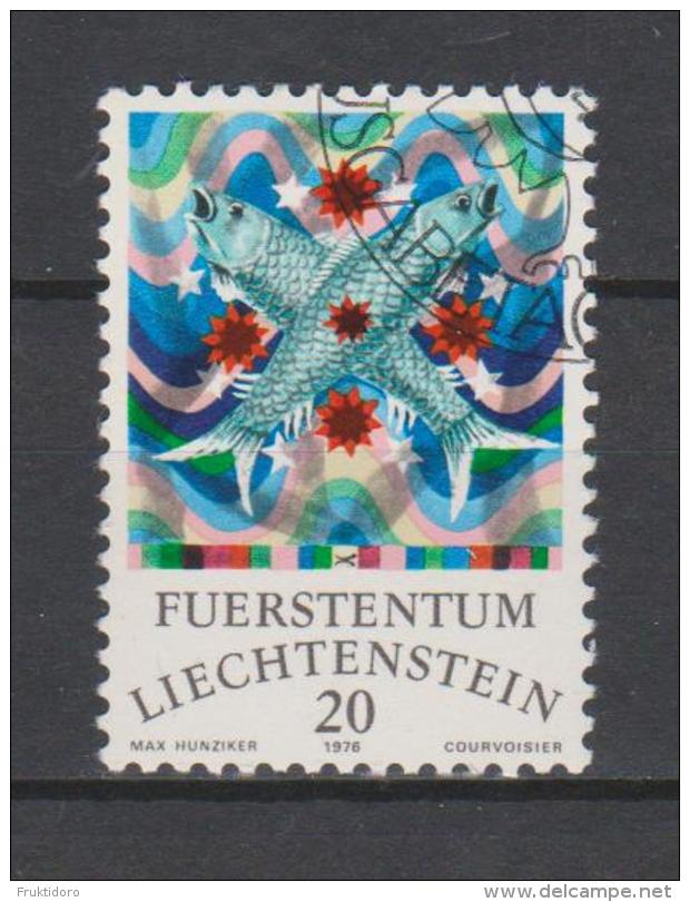 Liechtenstein Mi 658 Zodiac - Pisces 1976 - Gebruikt