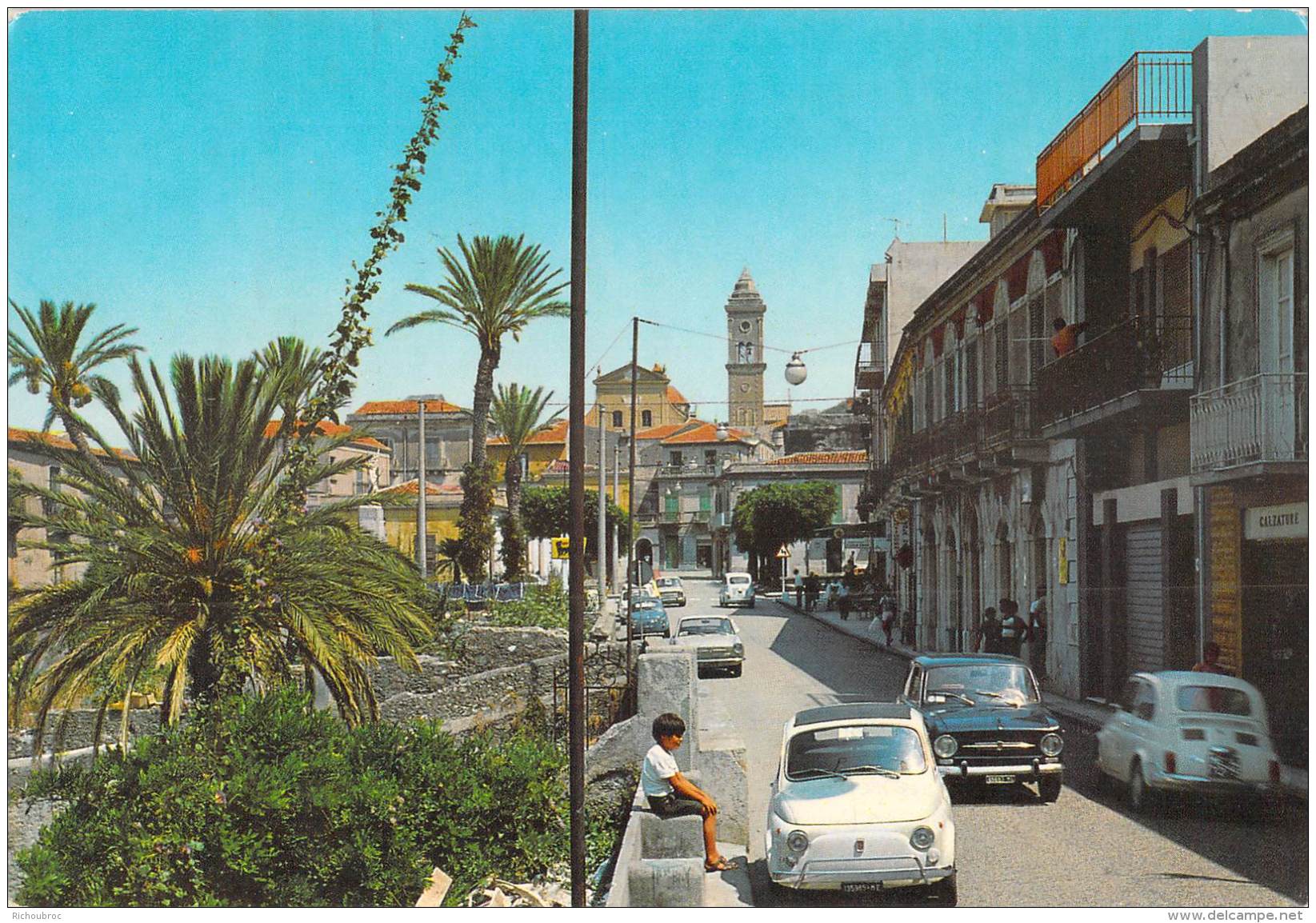 GIOIOSA MAREA VIA UMBERTO / RUE UMBERTO / VOITURES ANCIENNES - Altri & Non Classificati