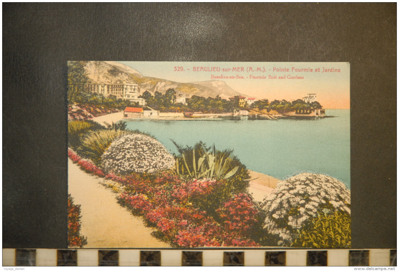 CP, 06, BEAULIEU SUR MER, Pointe Fourmie Et Jardins, Colorisée, - Beaulieu-sur-Mer