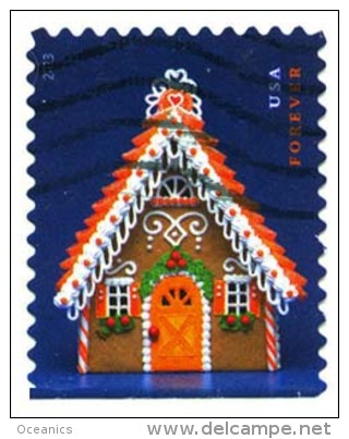 Etats-Unis / United States (Scott No.4820 - Maison Pain D'épice / 2013 / Gingerbread House) (o) P3 - Gebraucht