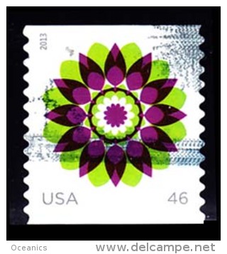 Etats-Unis / United States (Scott No.4723 - Kaleidoscope Flowers) (o) - Usati