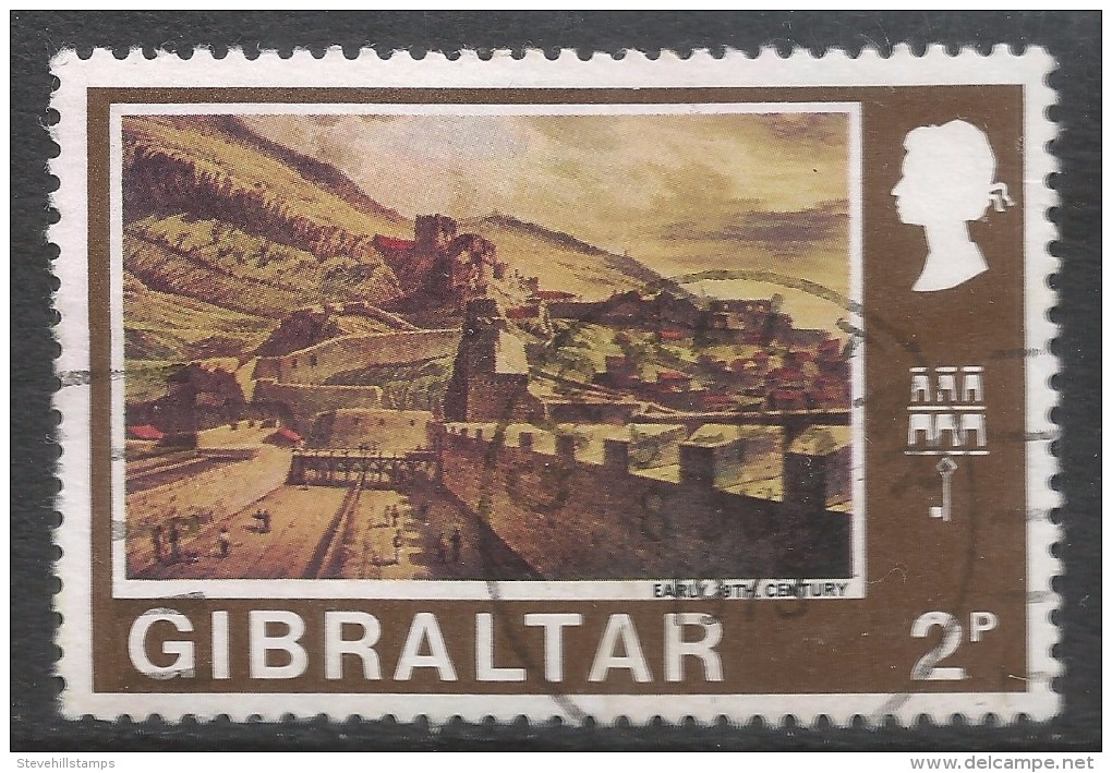Gibraltar. 1971 Decimal Currency. 2p Used. (Old). SG 317 - Gibraltar