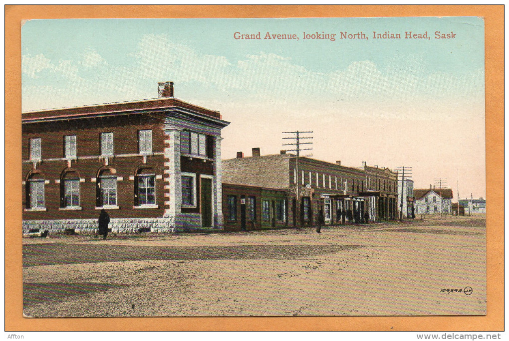 Indian Head Sask Canada 1905 Postcard - Autres & Non Classés