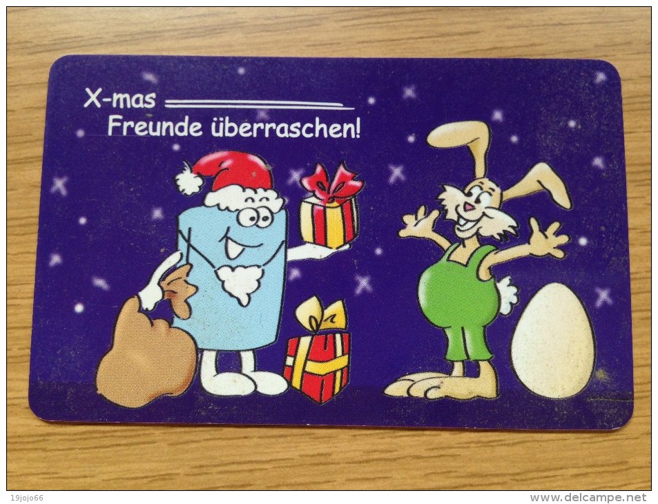 M04 / 2001 -   Christmas  Comic 10 Euro - Rare Used Card - Little Printed - - M-Series: Merchandising