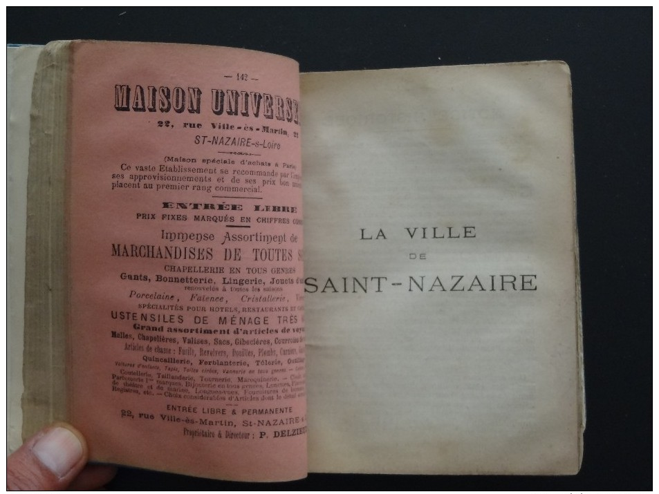 ANNUAIRE MARITIME COMMERCIAL ET ADMINISTRATIF DE ST NAZAIRE (44) 1887/1888 - Non Classés