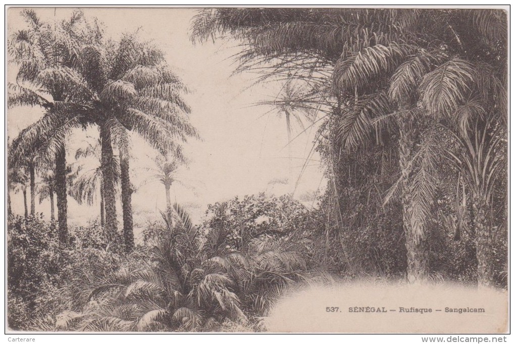 Cpa,le Sénégal En 1900,Rufisque ,sangalcam,afrique De L´ouest,subsaharienne,pré S Mauritanie,malie,guinée ,guinée Bissau - Senegal