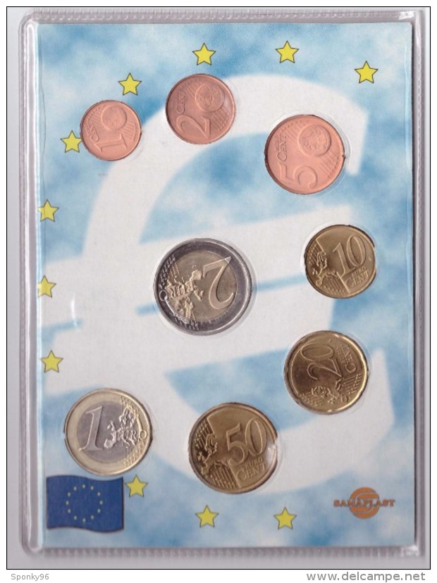 CIPRO - ANNO 2008 - EURO MONEY - SERIE DIVISIONALE - NEL 2008 CIPRO SOSTITUISCE LA SUA MONETA NAZIONALE CON L'EURO - - Chypre