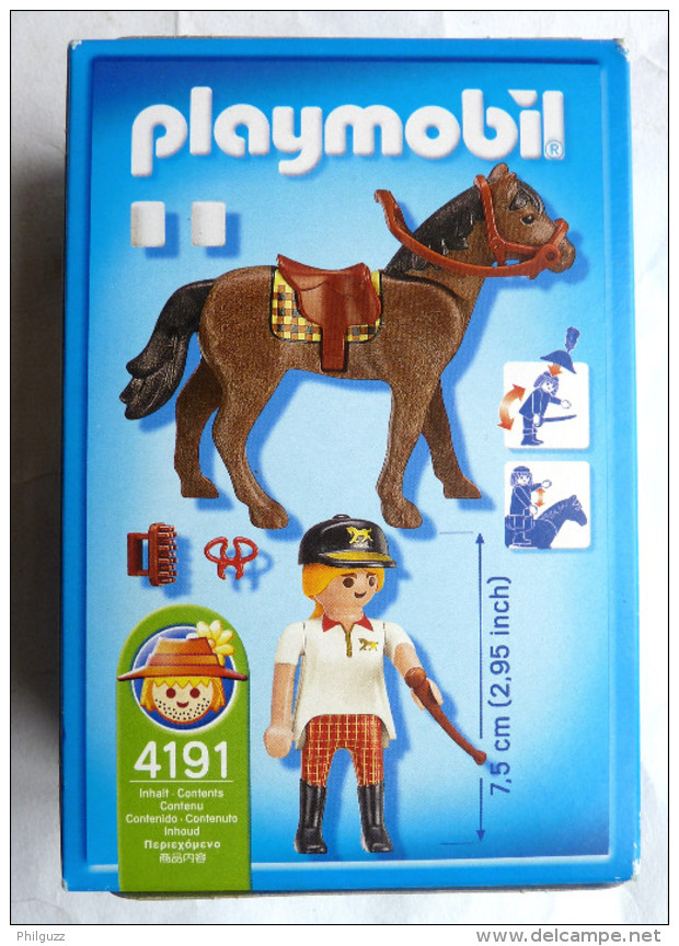 PLAYMOBIL BOITE NEUVE 4191 CAVALIERE ET CHEVAL - Playmobil