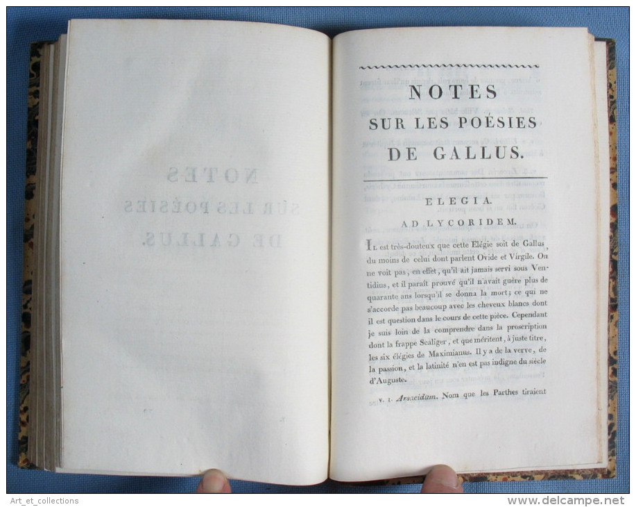 POÉSIES De CATULLE & Gallus / Édition LATIN-FRANÇAIS /  Léger & Rémond Libraires-Editeurs 1803 - Autres & Non Classés