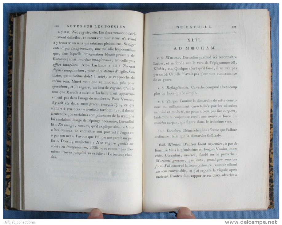 POÉSIES De CATULLE & Gallus / Édition LATIN-FRANÇAIS /  Léger & Rémond Libraires-Editeurs 1803 - Autres & Non Classés