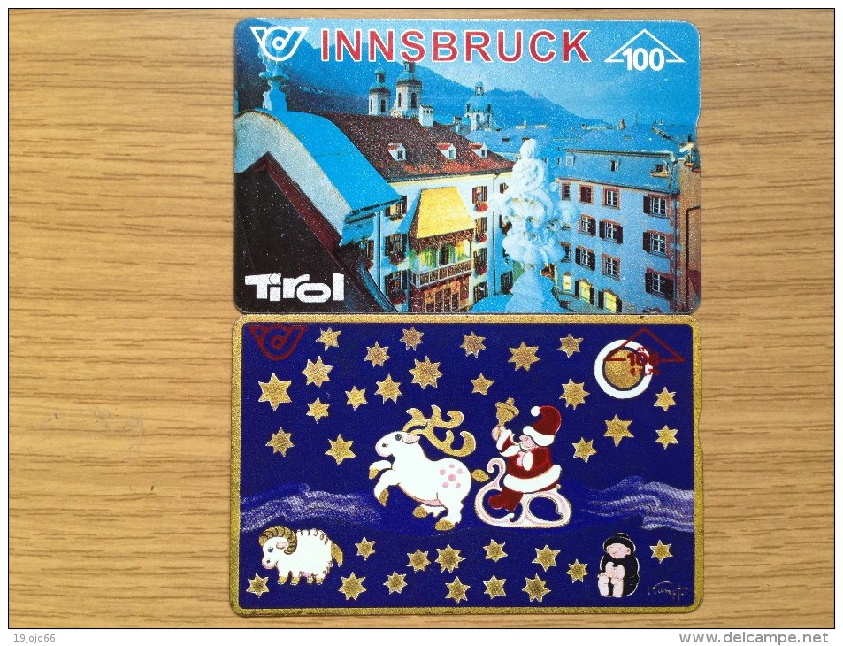 Low Price: 2 Nice Austria Cards Christmas Time - Fine Used - Oesterreich