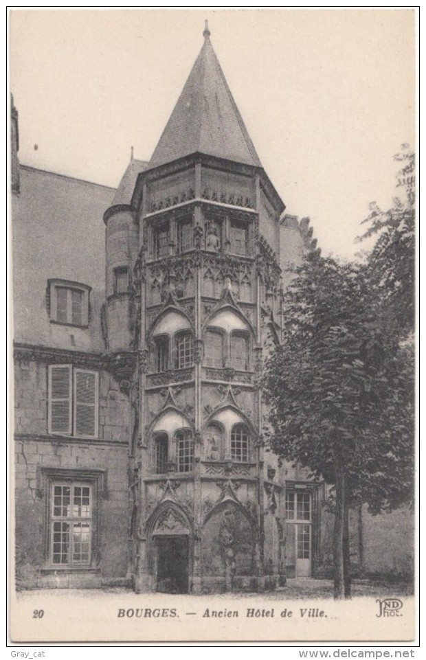 France, BOURGES, Ancien Hotel De Ville, Unused Postcard [18302] - Bourges