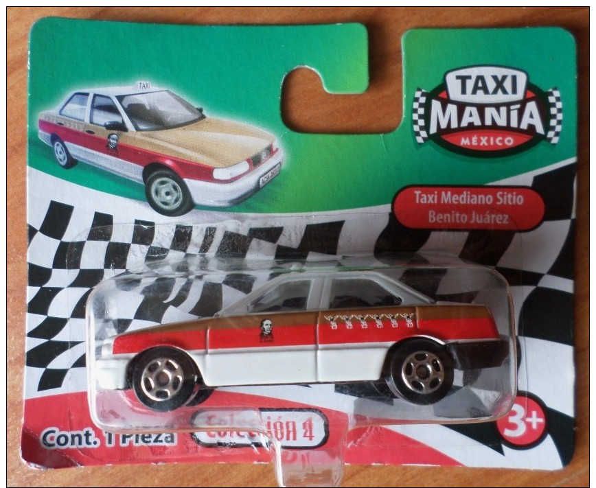 TAXI MANIA MEXICO TAXI MEDIANO SITIO BENITO JUAREZ . Ech 1/64e - Andere & Zonder Classificatie