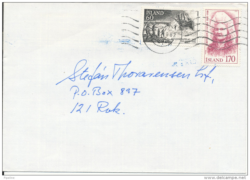 Iceland Cover Reykjavik 1982 - Covers & Documents