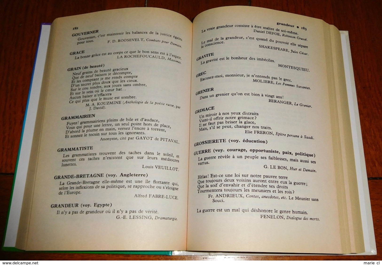 Dictionnaire Des Citations ( Du Monde Entier) - Diccionarios
