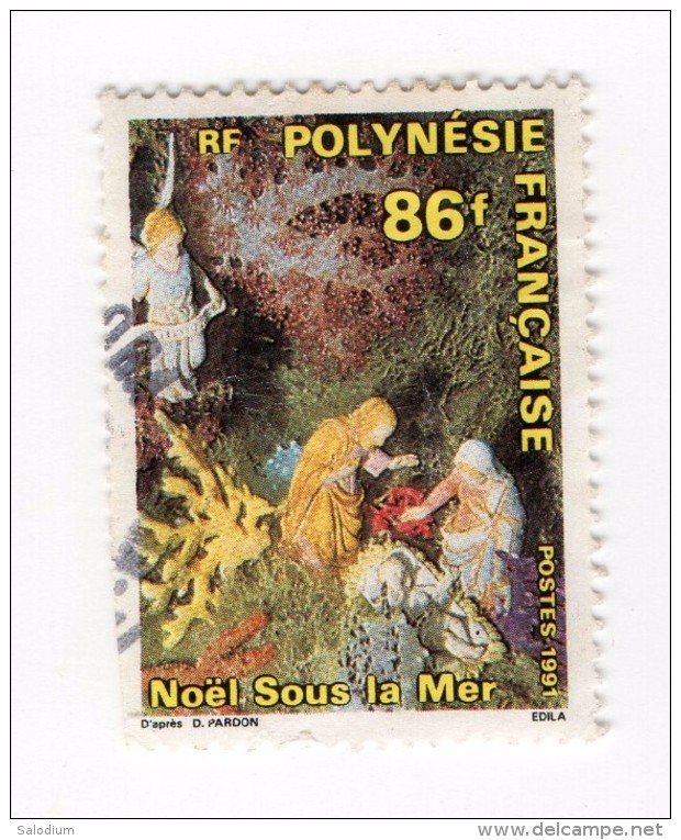 F01693 - Francobollo Stamp - Polynesie Francaise - Noel Natale Presepe Presepio - Altri & Non Classificati