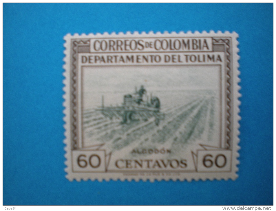 COLOMBIA  1956 Departamento Del Tolima - NUOVO Da Collezione Privata - Colombia