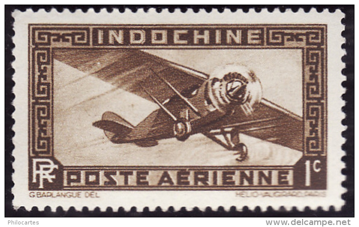 INDOCHINE    1942-44   -   PA 1  - NEUF* - Posta Aerea