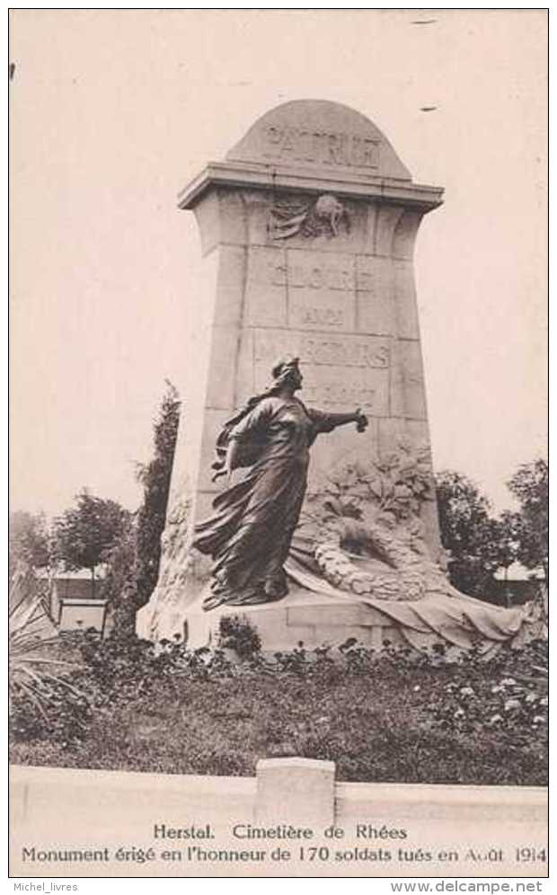 Monument Aux Morts - Herstal - Cimetière De Rhées - Monument En L'honneur De 170 Soldats Tués En Août 1914 - Pas Circulé - Herstal