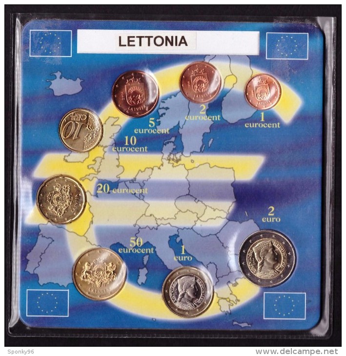 LETTONIA - SERIE DIVISIONALE - DIVISIONAL SERIES - EURO - ANNO 2014 - IN CONFEZIONE ORIGINALE - SPECIAL PRICE - 8 VALORI - Latvia