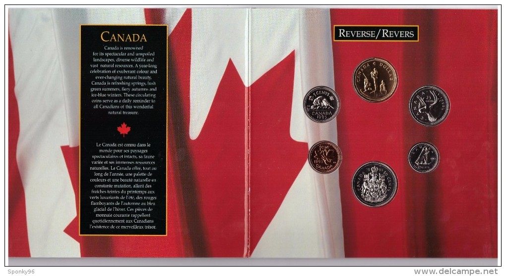 CANADA - OH CANADA! - ANNO 1995 - SERIE DIVISIONALE - 6 VALORI - FIOR DI CONIO - SPECIAL PRICE - IN CONFEZIONE ORIGINALE - Autres – Amérique