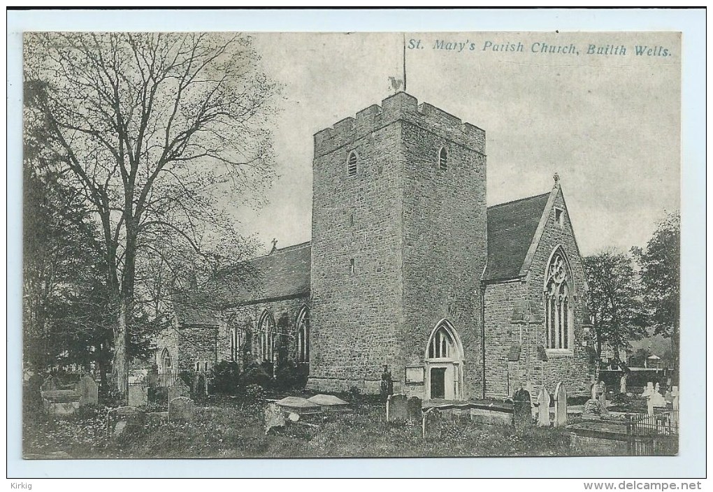 K 547 - Builth Wells - St. Mary's Parish Church - Breconshire