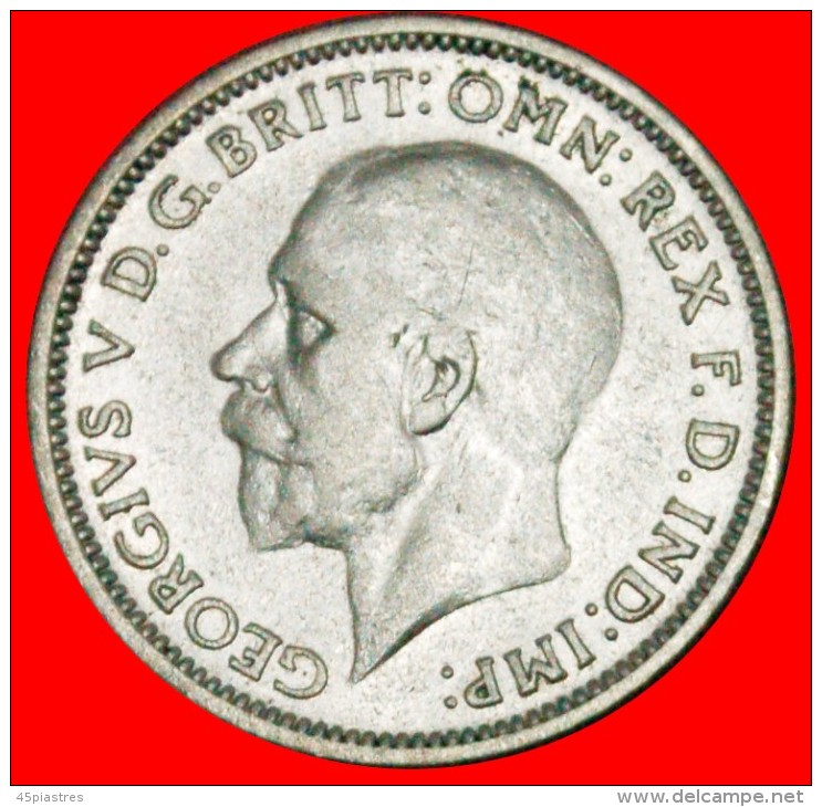 § OAKS AND ACORNS: UNITED KINGDOM &#9733; 6 PENCE 1936! LOW START&#9733; NO RESERVE! George V (1911-1936) - H. 6 Pence