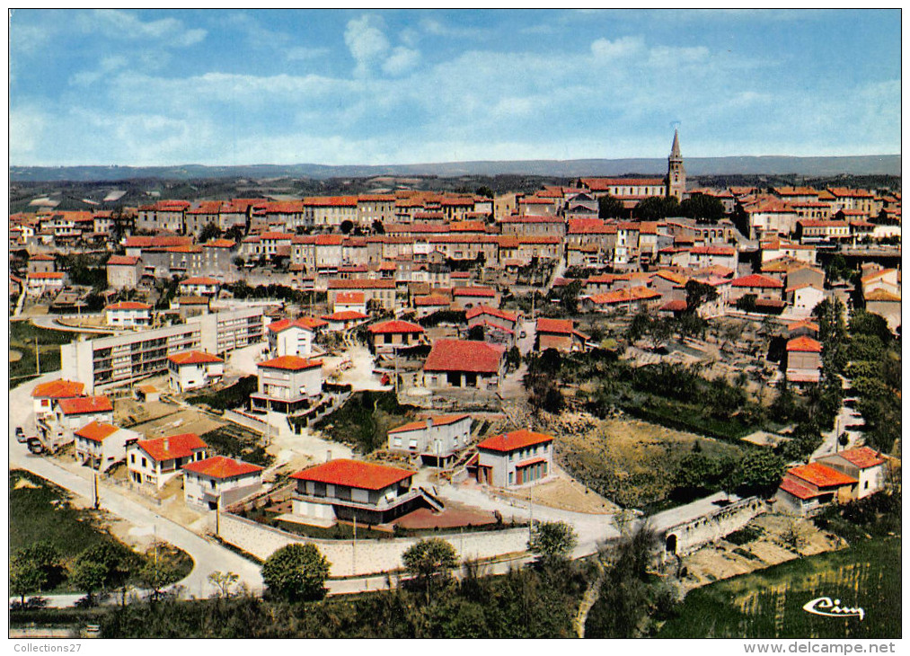 81-PUYLAURENS- VUE GENERALE AERIENNE - Puylaurens