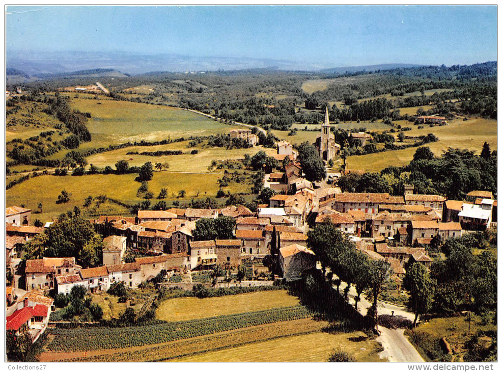 81-VAOUR- VUE GENERALE  AERIENNE - Vaour